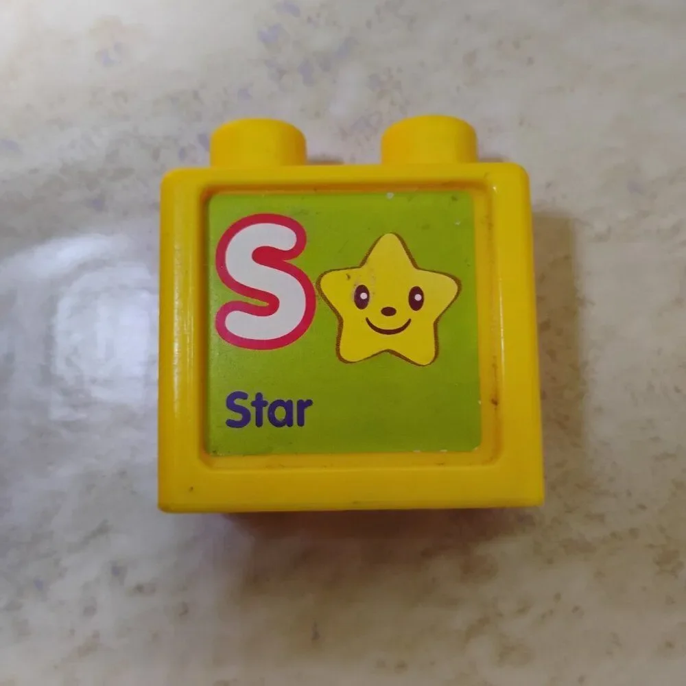 Vtech Sit to Stand Alphabet Train Replacement Letter Block K-Kite/S-Star
